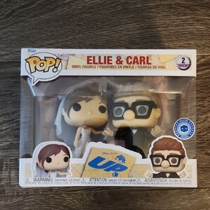 Funko Pop! Ellie & Carl 2 Pack Collectible Figures